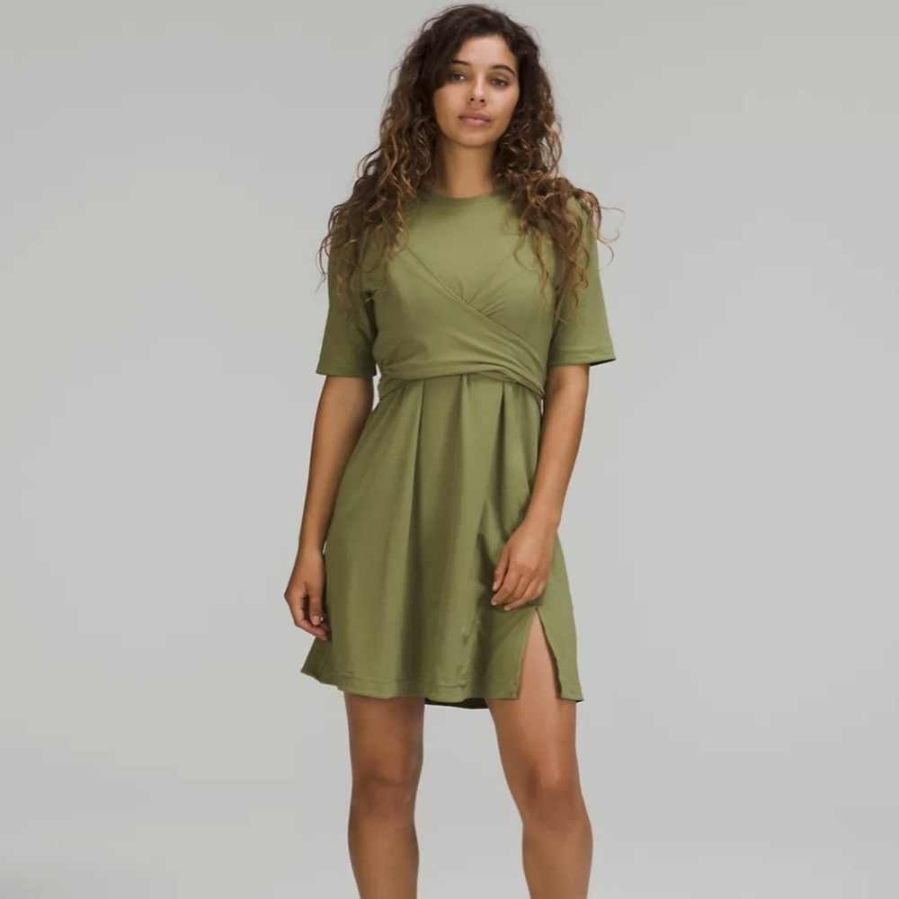 NWT Lululemon Size 4 Wrap-Front Dress